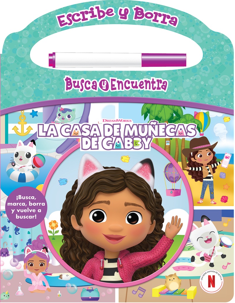 [9798384601562] ESCRIBE Y BORRA LA CASA DE MUÑECAS DE GABBY.