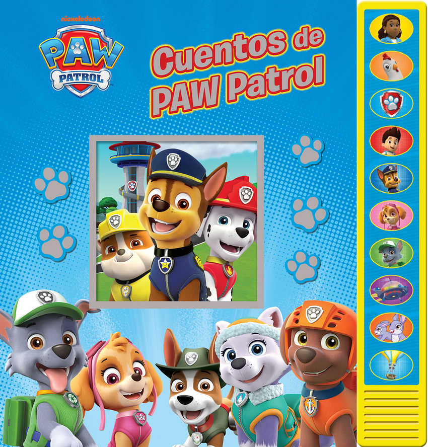 [9798384602156] TESORO DE CUENTOS DE PAW PATROL CON SONIDO.
