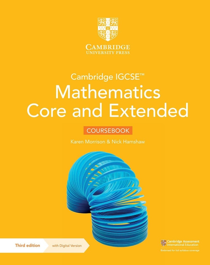 [9781009343671] CAMBRIDGE IGCSE MATHEMATICS CORE EXTENDED COURSE+D
