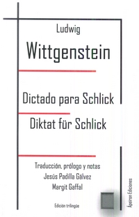 [9788417182427] Dictado para Schlick. Diktat für Schlick