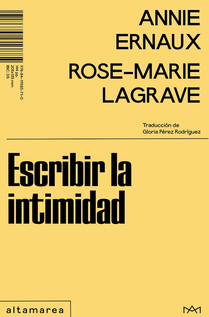 [9788419583710] Escribir la intimidad