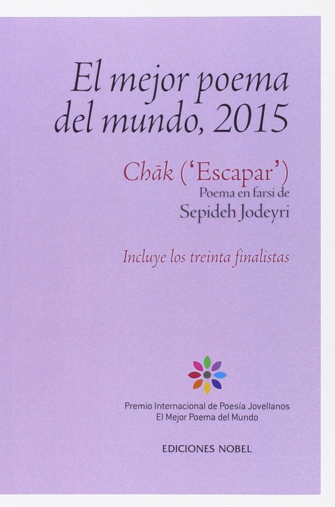 [9788484597230] El mejor poema del mundo 2015 'Escapar'
