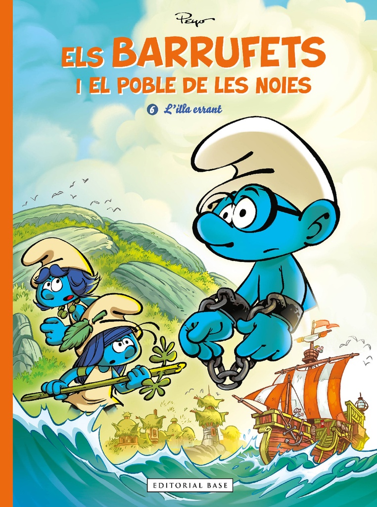[9788410131163] Els Barrufets i el poble de les noies 6. L'illa errant