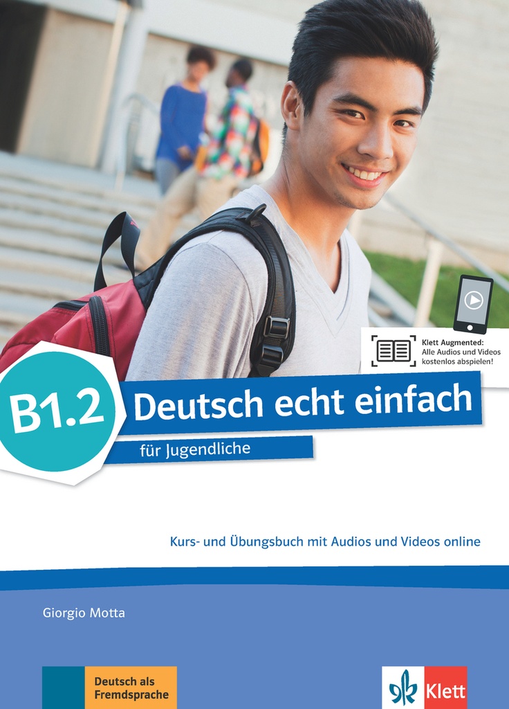 [9783126765350] deutsch echt einfach! b1.2, libro del alumno y ejercicios con audio online