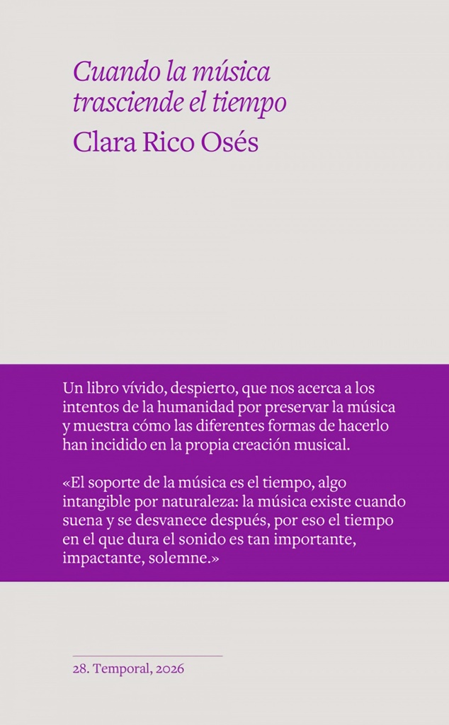 [9788412941180] Cuando la música trasciende el tiempo