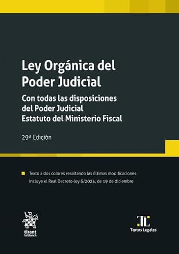 [9788410566422] Ley Orgánica del Poder Judicial. Con todas las disposiciones del Poder Judicial.