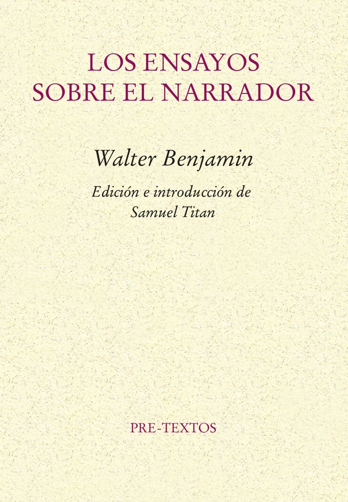 [9788410309166] LOS ENSAYOS SOBRE EL NARRADOR
