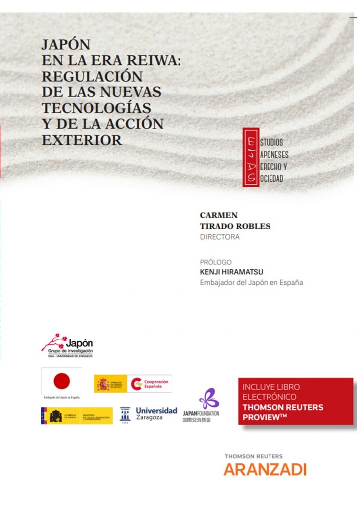 [9788411249713] Japón en la era Reiwa: regulación de las nuevas tecnologías y de la acción exter