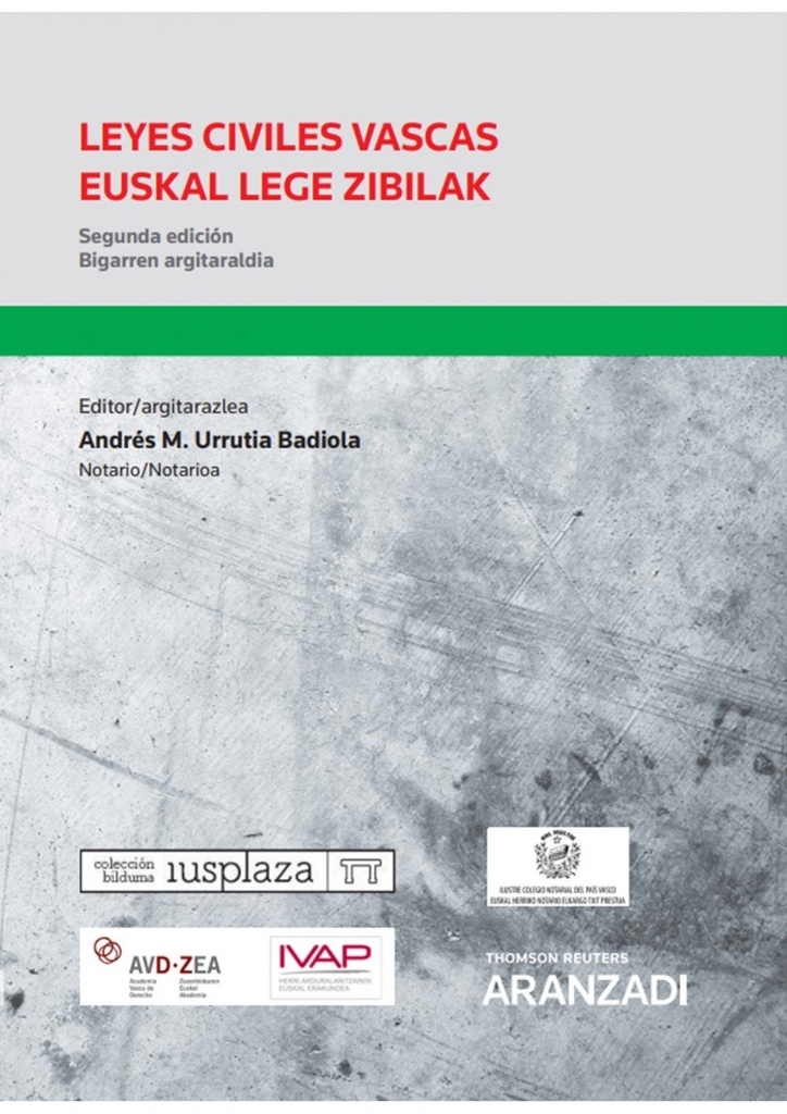 [9788411251754] Leyes civiles vascas Euskal lege zibilak (Papel + e-book)