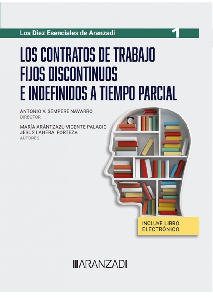 [9788411257664] Los contratos de trabajo fijos discontinuos e indefinidos a tiempo parcial (Pape
