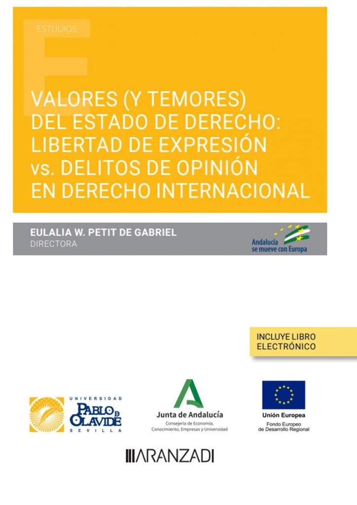 [9788411257695] Valores (y temores) del Estado de derecho: libertad de expresión vs. delitos de
