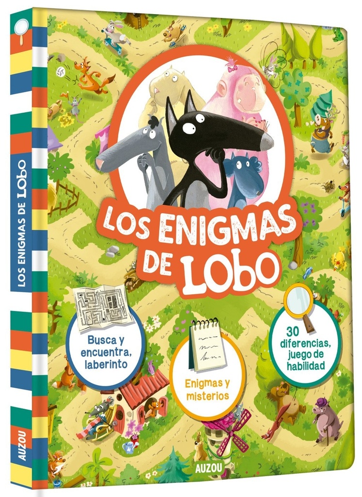 [9782733893760] Los enigmas de Lobo. Busca y encuentra y laberinto. Enigmas y misterios. 30 diferencias y juego de habilidad.