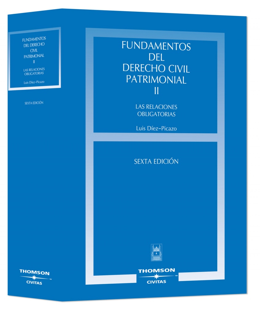 [9788447029440] FUNDAMENTOS DEL DERECHO CIVIL PATRIMONIAL. VOLUMEN II - LAS RELACIONES OBLIGATORIAS