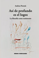 [9789566426127] Así de profundo es el logos