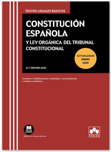 [9791370115425] Constitución Española y Ley Orgánica del Tribunal Constitucional
