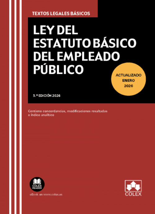 [9791370115661] Ley estatuto basico del empleado publico