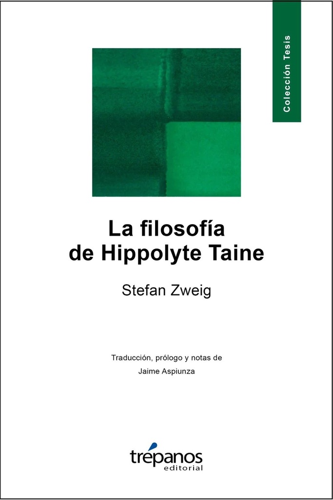 [9791399089028] La filosofía de Hippolyte Taine