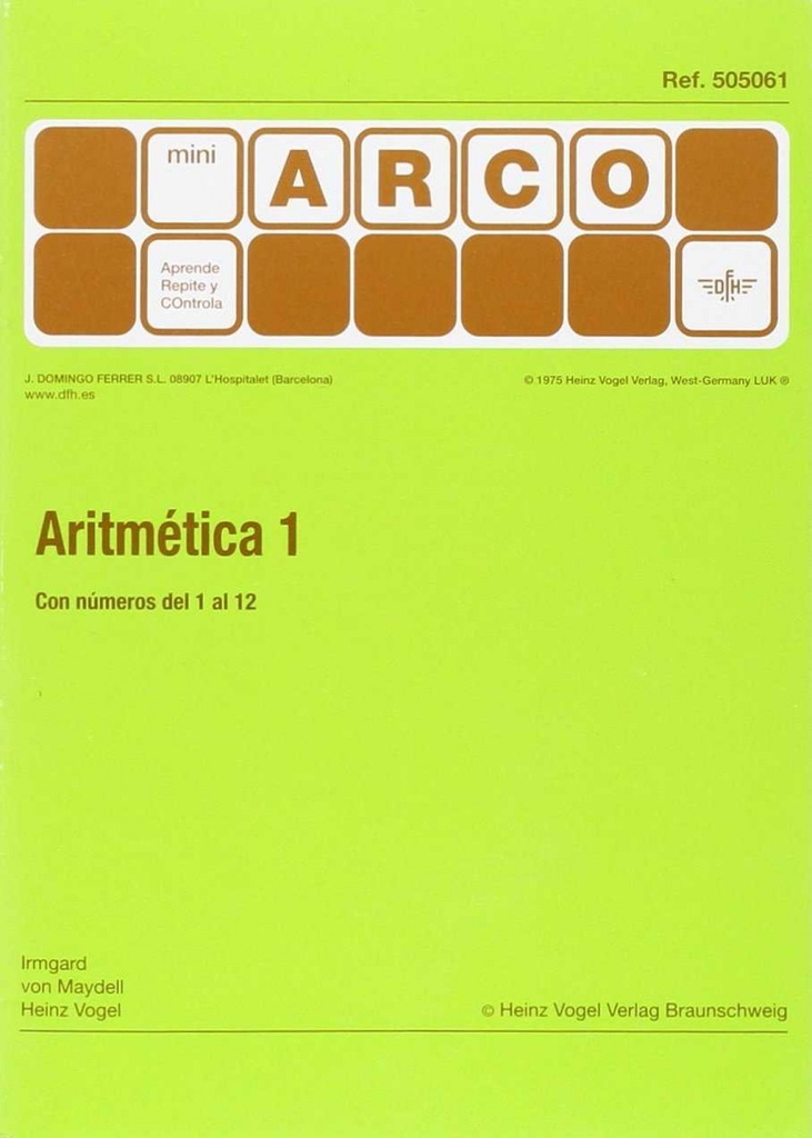 [9788492490417] Aritmética 1. Arco