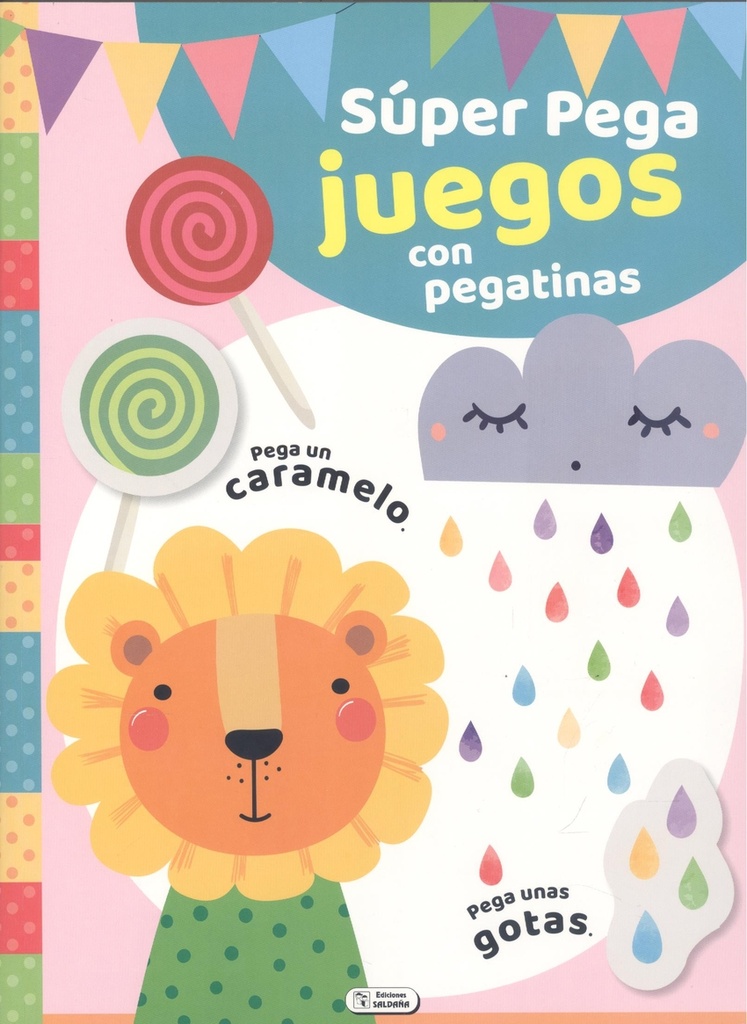 [9788411510899] Super pega juegos con pegatinas