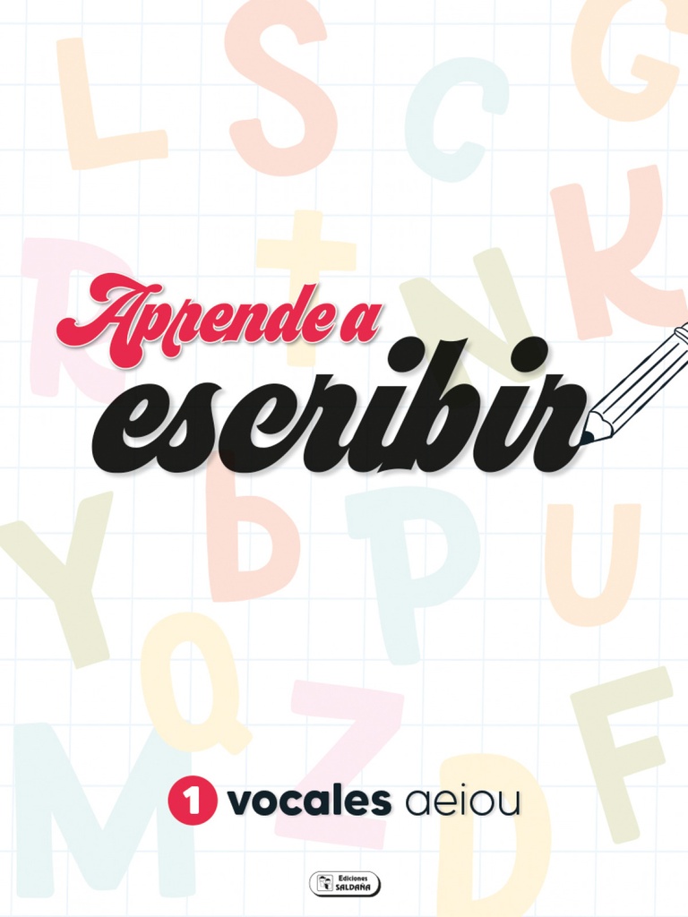 [9788411512145] Vocales: Aprende a Escribir