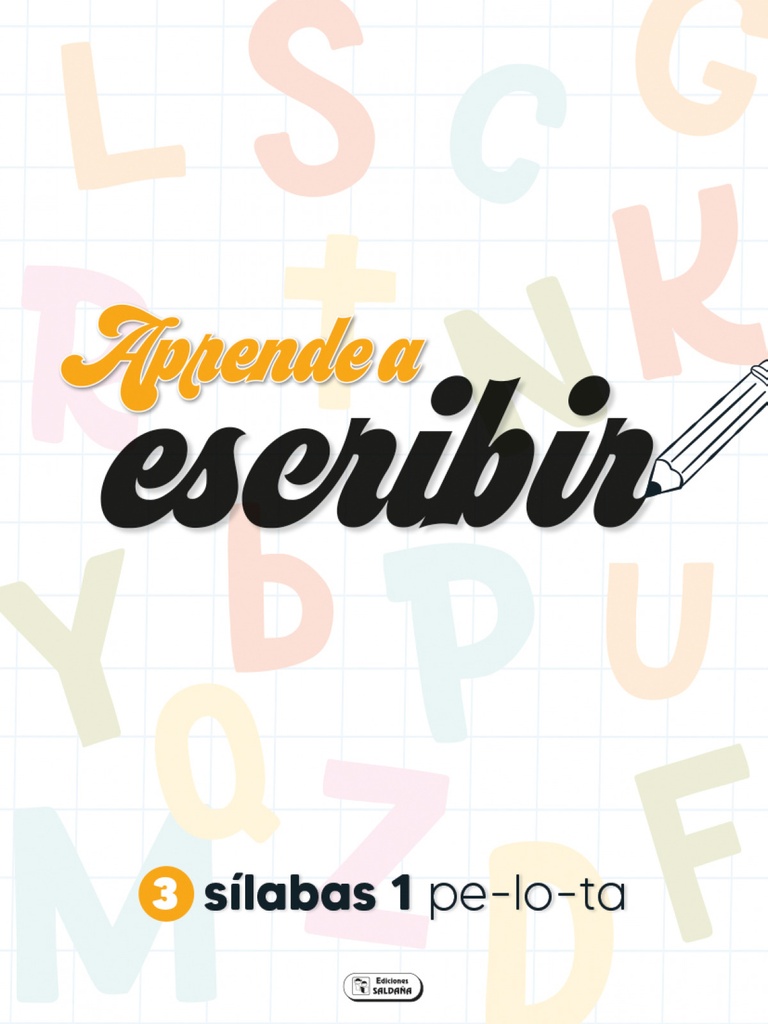 [9788411512169] Aprendo a Escribir - Sílabas 1