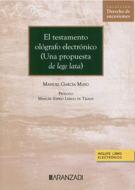 [9788411626514] El testamento ológrafo electrónico