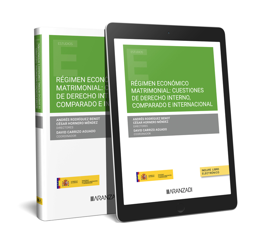 [9788411632515] Regimen economico matrimonial: cuestiones derecho interno