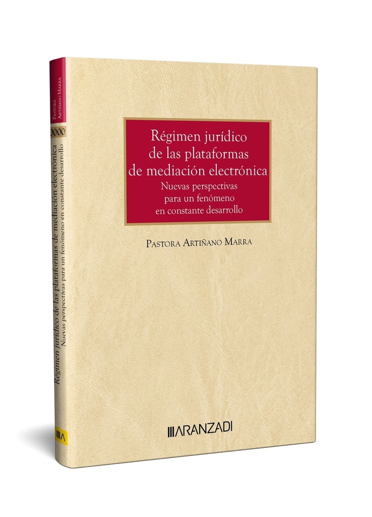 [9788411639293] Régimen Jurídico de las plataformas de mediación electrónica: nuevas perspectiva