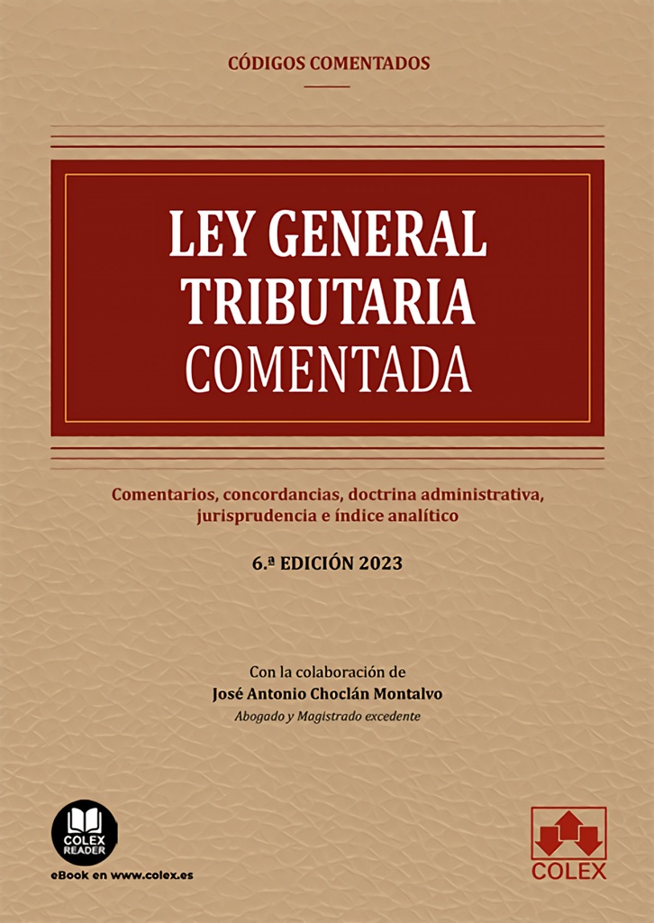 [9788411940788] Ley General Tributaria - Código comentado