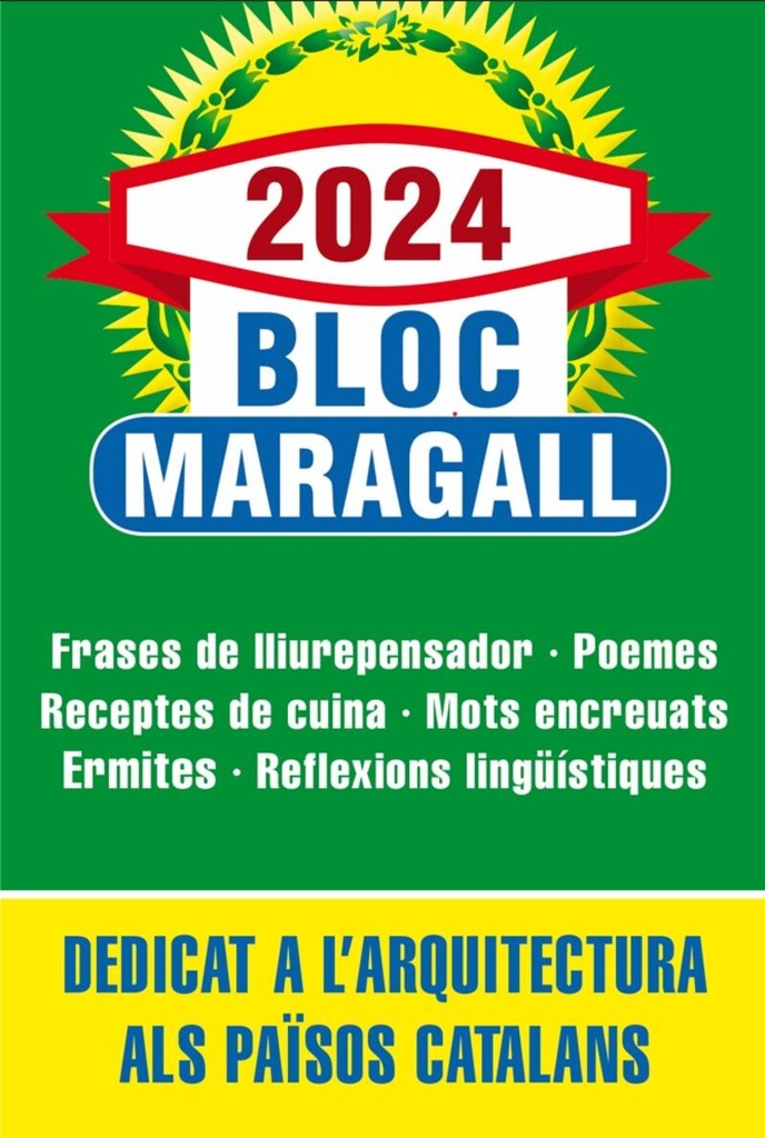 [9788412745504] 2024 * BLOC CALENDARI MARAGALL GRAN 100X148