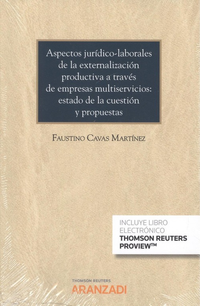 [9788413093192] Aspectos Jurídicos-laborales de la Externalización Productiva a Travès de Empres