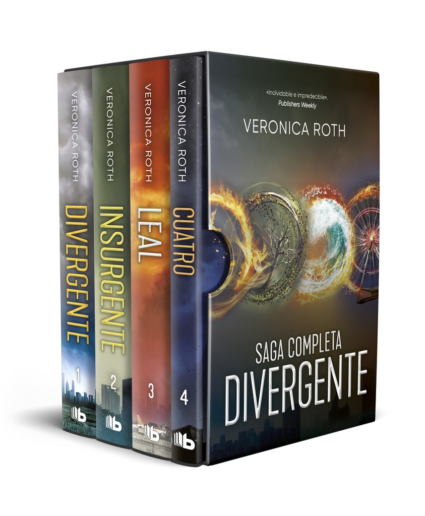 [9788413144986] Divergente (estuche con: Divergente # Insurgente # Leal # Cuatro)