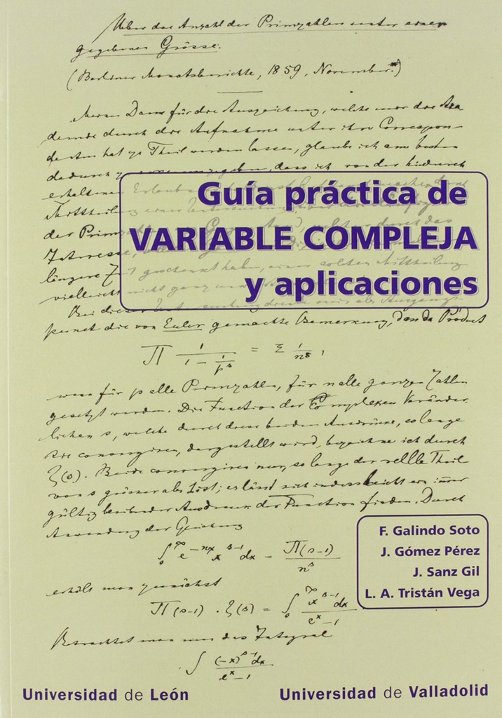 [9788413200149] Guía Practica de Varibale Compleja y Aplicaciones