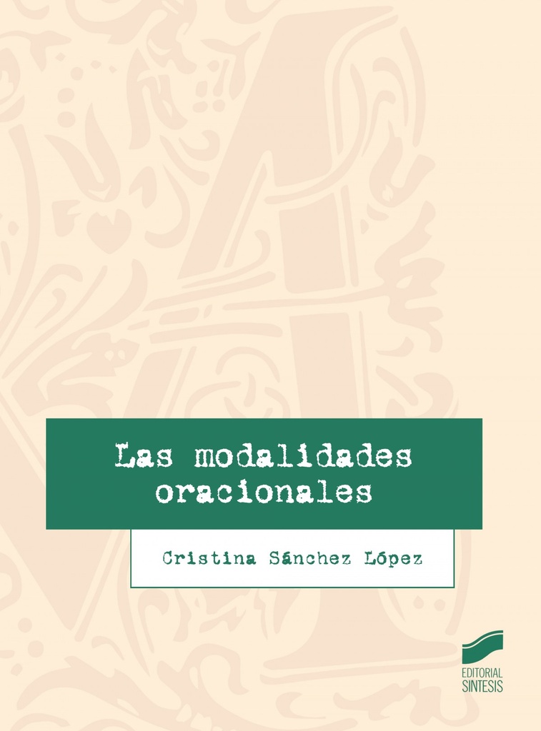 [9788413570297] Las modalidades oracionales