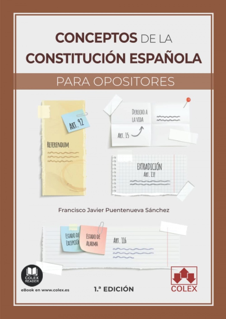 [9788413593760] Conceptos de la Constitucion Española para Opositores