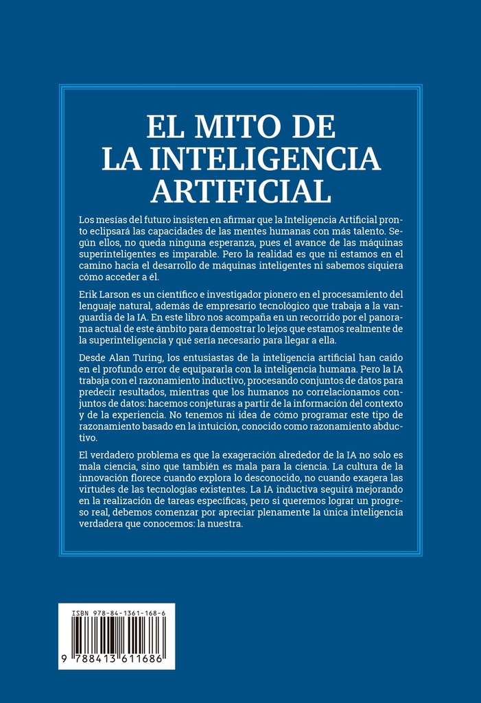 [9788413611686] El mito de la Inteligencia Artificial