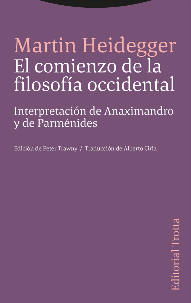 [9788413642093] El Comienzo de la Filosofia Occidental