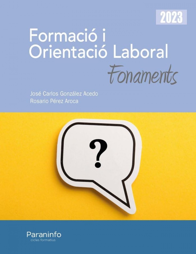 [9788413679136] Formació i orientació laboral. Fonaments Ed. 2023