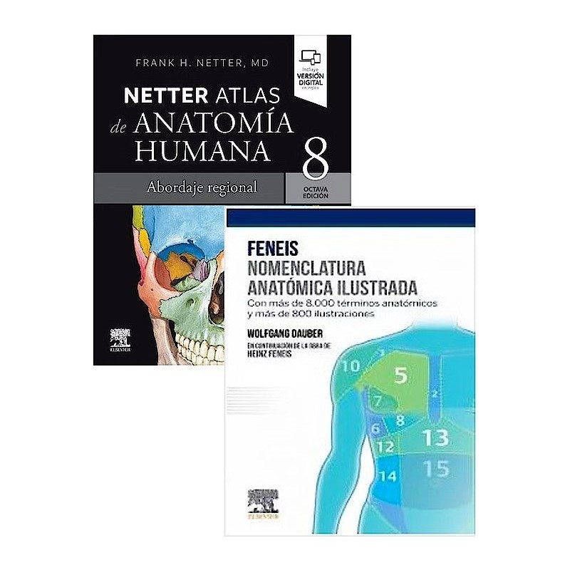 [9788413825946] PACK NOMENCLATURA ANATOMICA ILUSTRADA 11ª ED ATLAS ANATOMIA