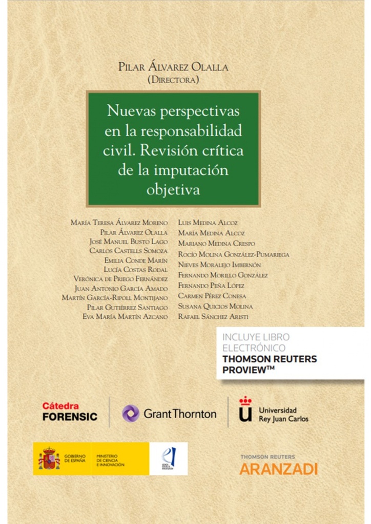 [9788413916484] Nuevas perspectivas en la responsabilidad civil. Revisión crítica de la imputaci