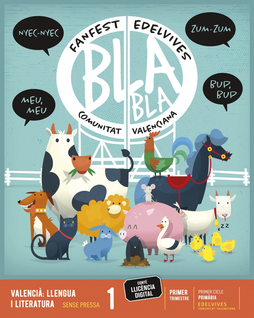 [9788414039182] BLA BLA LLENGUA 1ºEP NIVELL INICIACIO C.VAL 22 FANFEST