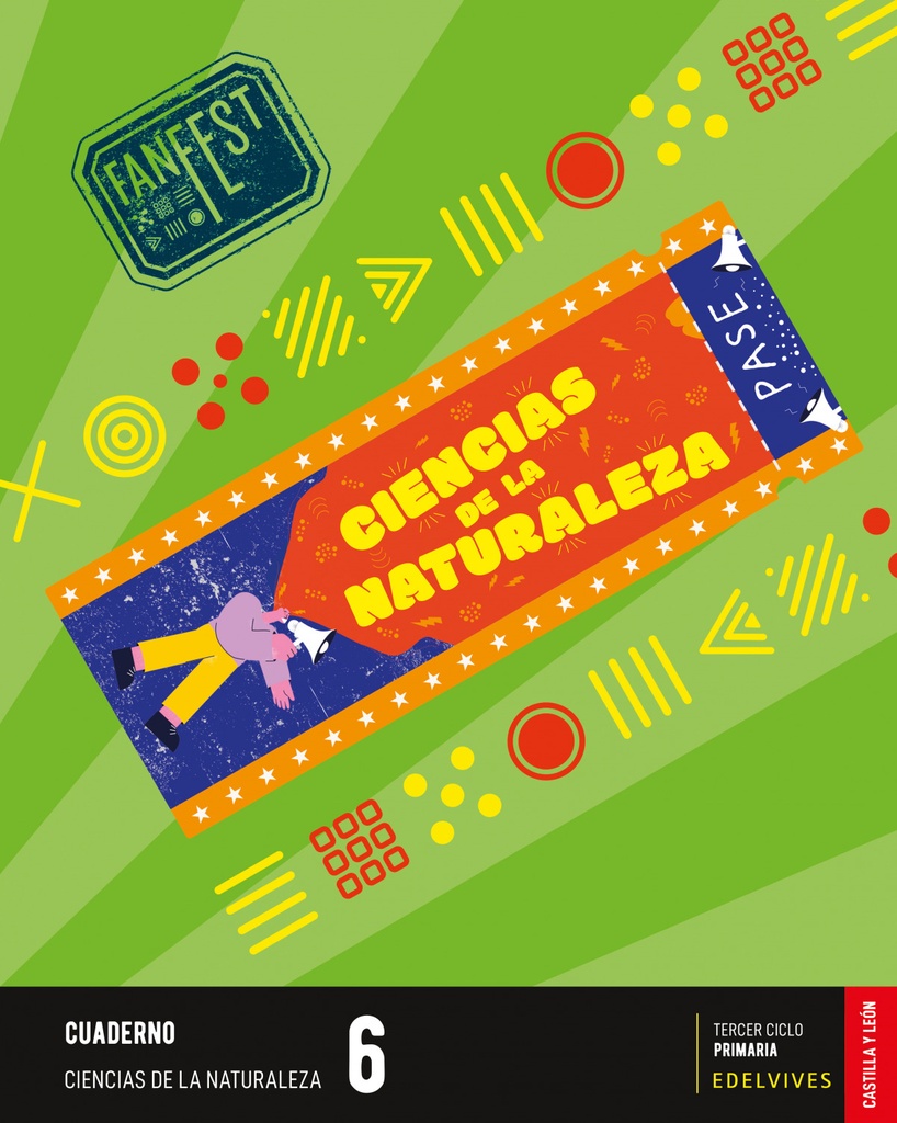 [9788414046319] CUADERNO CIENCIAS NATURALEZA 6ºPRIMARIA. FANFEST. CASTILLA Y LEÓN 2023