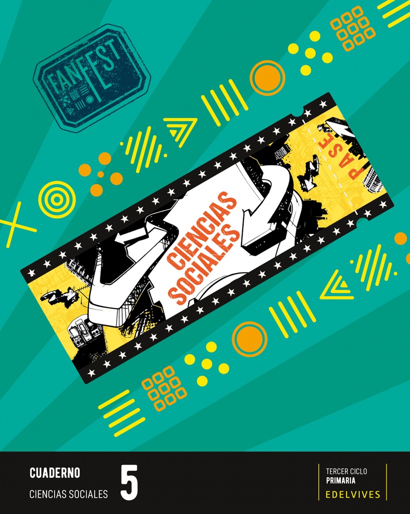 [9788414046937] CUADERNO CIENCIAS SOCIALES 5ºPRIMARIA. FANFEST 2023