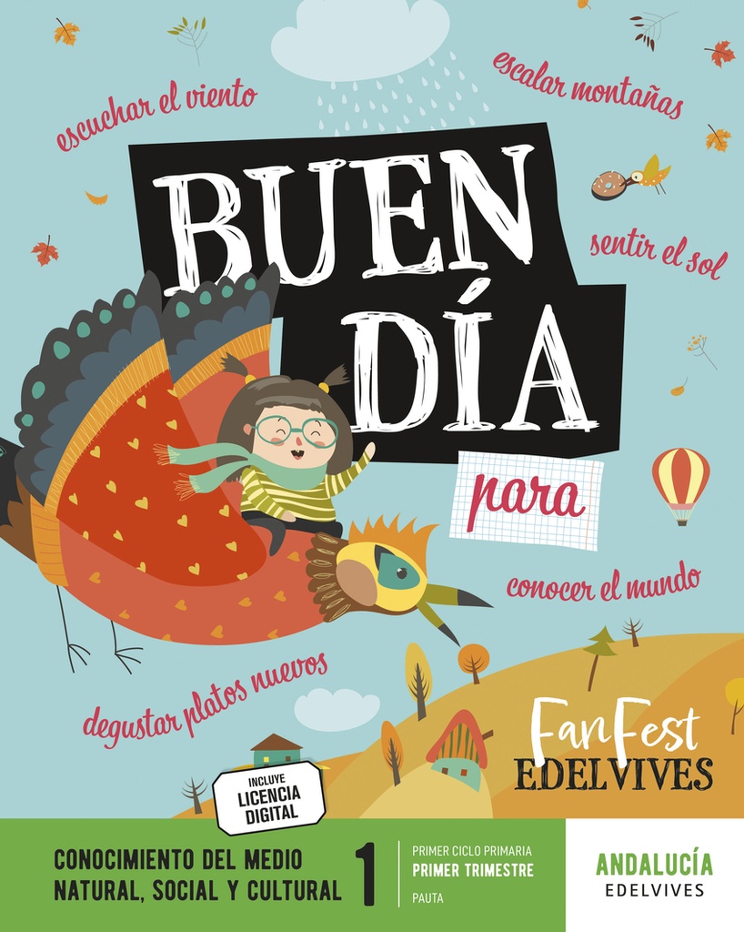 [9788414048467] CONOCIMIENTO DEL MEDIO 1ºPRIMARIA. PAUTA. TRIMESTRAL. FANFEST. ANDALUCÍA 2023