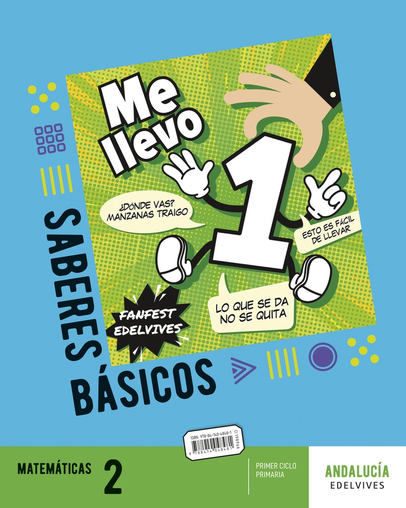 [9788414048481] MATEMÁTICAS 2ºPRIMARIA. TRIMESTRAL. FANFEST. ANDALUCÍA 2023