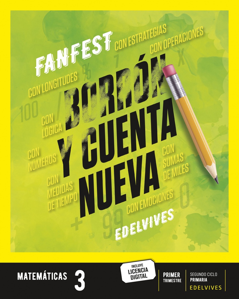 [9788414049983] MATEMATICAS 3ºEP C.LEON,GAL 23 FANFEST