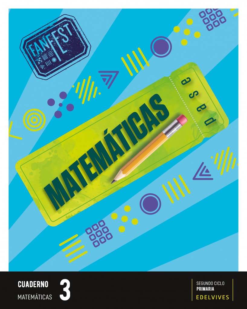 [9788414049990] CUADERNO MATEMATICAS 3ºEP C.LEON,GAL 23 FANFEST