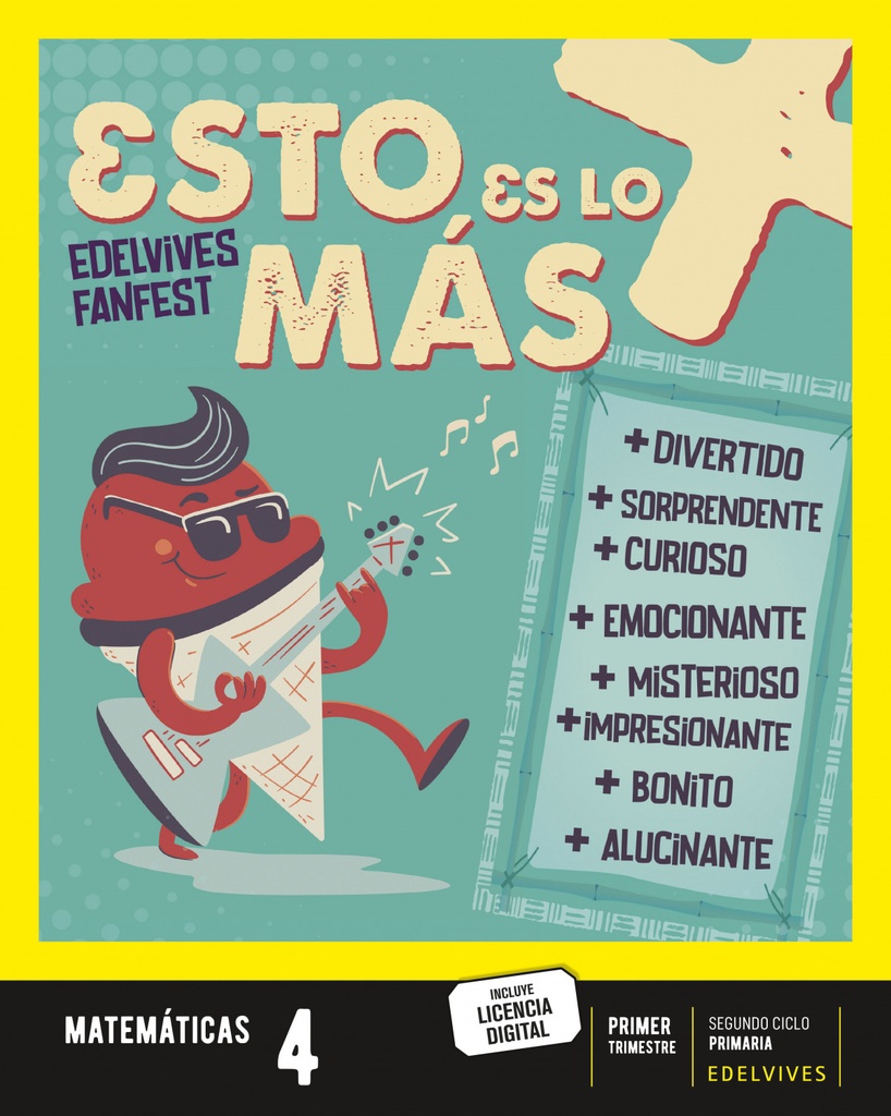 [9788414050033] MATEMÁTICAS 4ºPRIMARIA. FANFEST. CASTILLA Y LEÓN / GALICIA 2023
