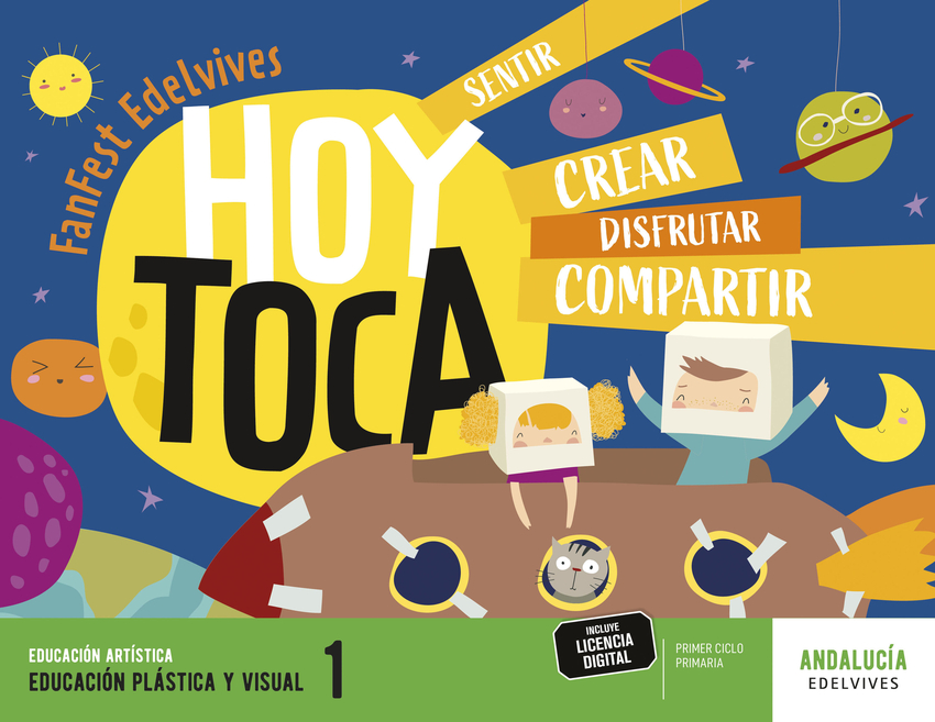 [9788414052235] EDUCACIÓN PLÁSTICA Y VISUAL 1ºPRIMARIA. FANFEST. ANDALUCÍA 2023