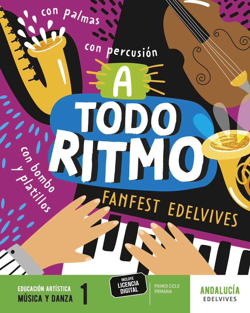 [9788414052242] MÚSICA 1ºPRIMARIA. FANFEST. ANDALUCÍA 2023